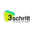 Logo 3schritt menschen bewegen | Beratung Training Unternehmenstheater