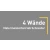 Logo 4 Wände - Malermeisterbetrieb Schneider