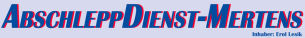 Firmenlogo: Abschleppdienst Mertens