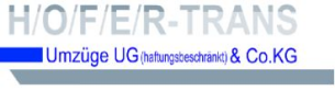 Firmenlogo: H/O/F/E/R - TRANS Umzüge UG & Co. KG