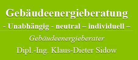 Dipl.-Ing. Klaus-Dieter Sidow Gebäudeenergieberater in Gerswalde - Logo