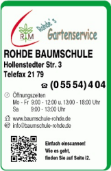 Firmenlogo: Carsten Rohde, Baumschule