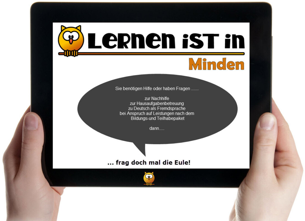 Lernen ist in - Minden in Minden in Westfalen - Logo