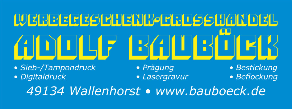Logo von Werbegeschenk-Grosshandel Adolf Bauböck