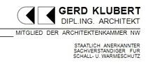 Gerd Klubert Dipl. Ing. Architekt in Roetgen in der Eifel - Logo