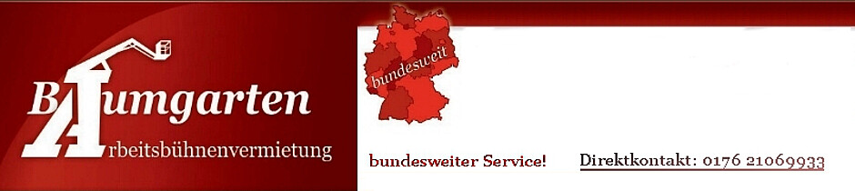 Baumgarten - Arbeitsbühnenvermietung Bau- & Mietgeräte in Löbau - Logo