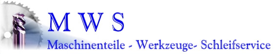 MWS Maschinenteile Werkzeuge Schleifservice in Kamenz - Logo