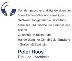 Firmenlogo: Sachverständigenbüro Roos