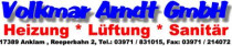 Arndt Volkmar GmbH Heizung Sanitär und Lüftung