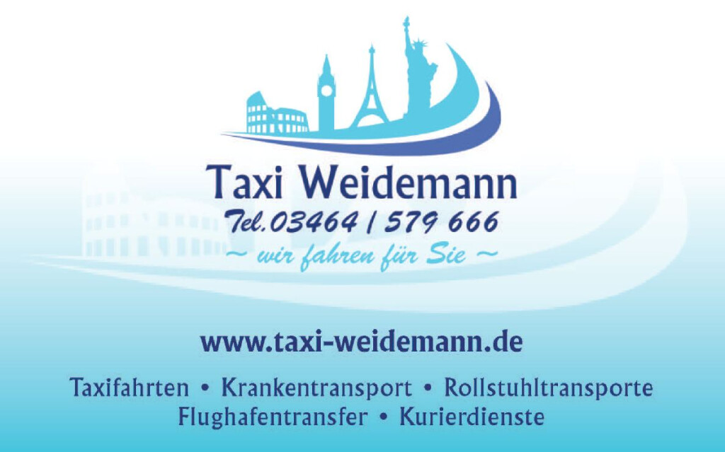 Taxibetrieb Weidemann in Sangerhausen - Logo