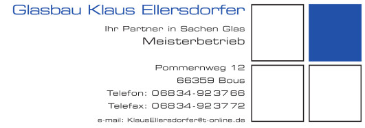 Logo von Glasbau Klaus Ellersdorfer