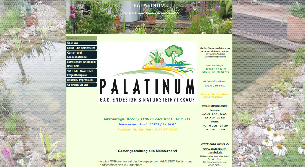 Palatinum Landschafts und Gartendesign GdbR in Hagenbach in der Pfalz - Logo