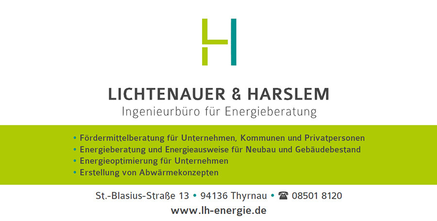 Logo von Lichtenauer & Harslem GmbH Co. KG Ingenieurbüro für Energieberatung