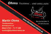 Logo von Ohms Tischlerei ... und vieles mehr