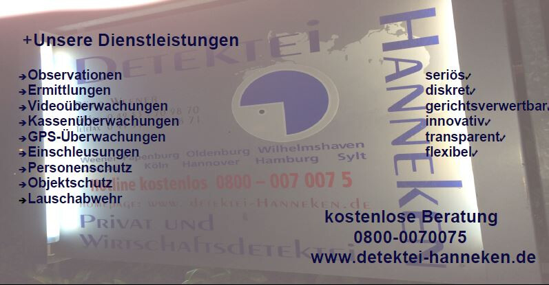 Hanneken Detektei in Weener - Logo