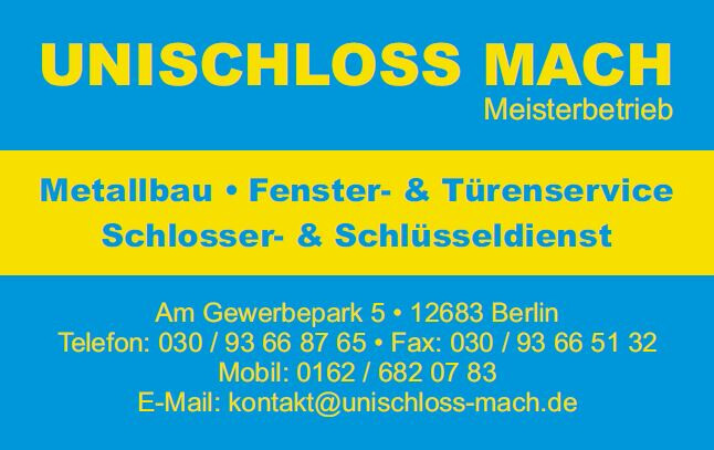 Unischloss Mach in Berlin - Logo