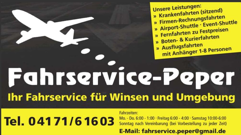 Fahrservice-Peper Inh. Michael Peper in Winsen an der Luhe - Logo