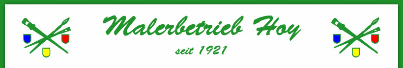 Malerbetrieb Joachim Hoy in Friedland Kreis Göttingen - Logo