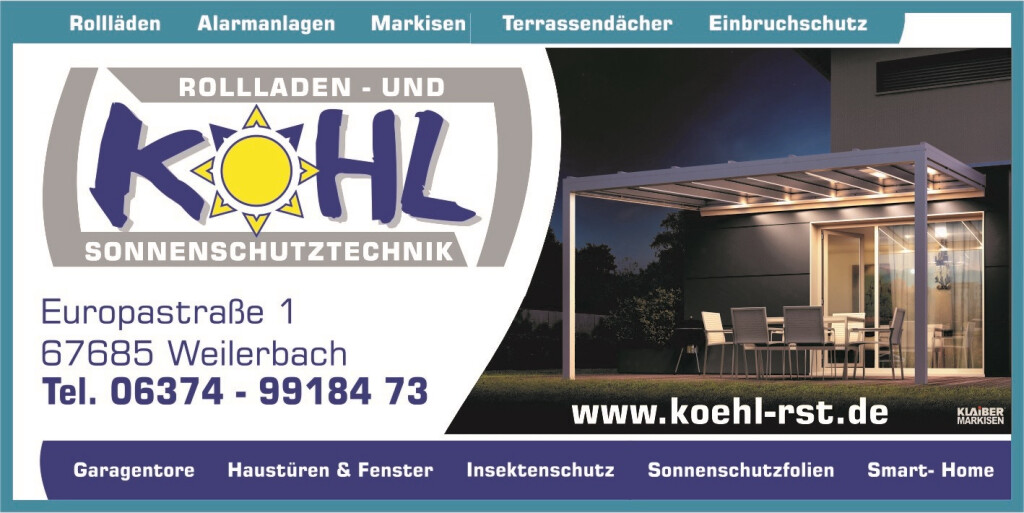 Köhl Rollladen- und Sonnenschutztechnik in Weilerbach - Logo