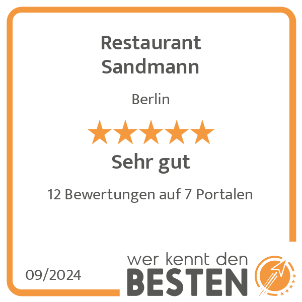 Restaurant Sandmann in Berlin - Logo