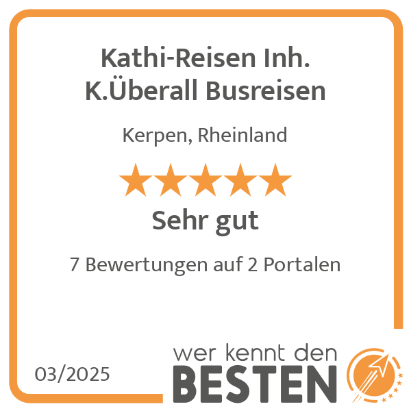 Kathi-Reisen Inh. K.Überall Busreisen in Kerpen im Rheinland - Logo