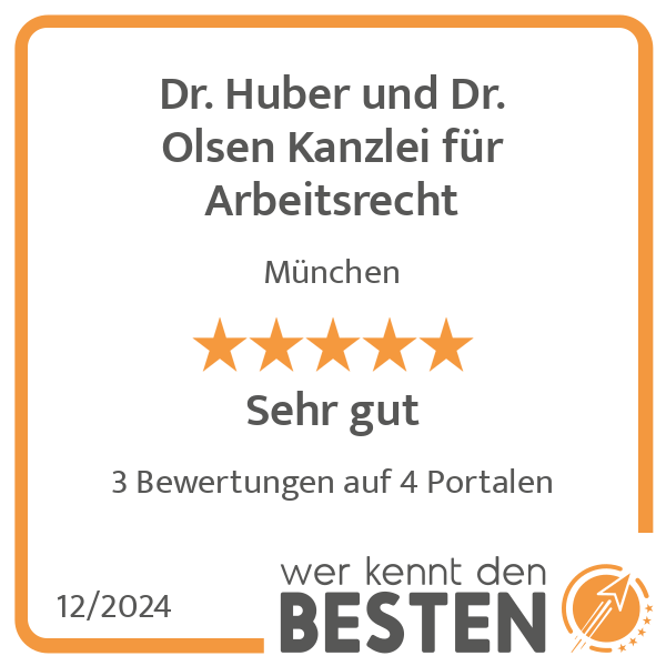 Dr. Huber und Dr. Olsen Kanzlei für Arbeitsrecht in München - Logo