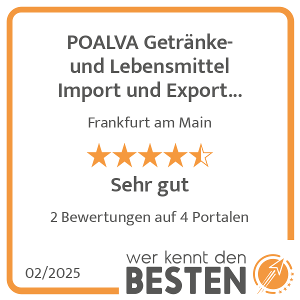 POALVA Getränke- und Lebensmittel Import und Export gmbH in Frankfurt am Main - Logo