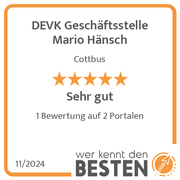 DEVK Geschäftsstelle Mario Hänsch in Cottbus - Logo