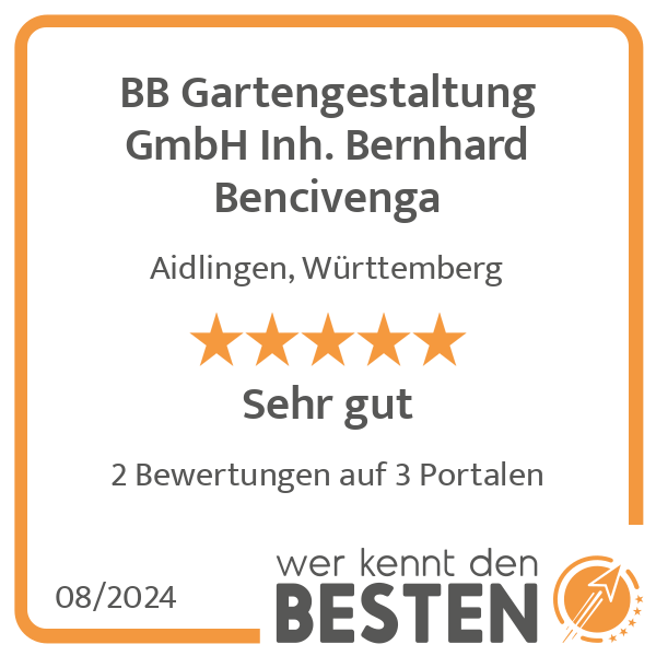 BB Gartengestaltung GmbH Inh. Bernhard Bencivenga in Aidlingen in Württemberg - Logo