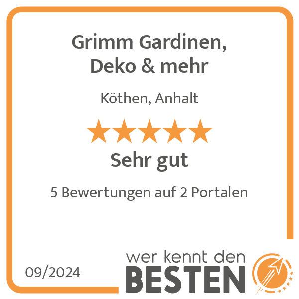 Grimm Gardinen, Deko & mehr in Köthen in Anhalt - Logo