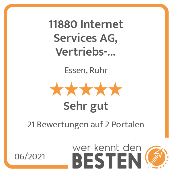 11880 Internet Services AG, Vertriebs-Niederlassung Essen in Essen - Logo