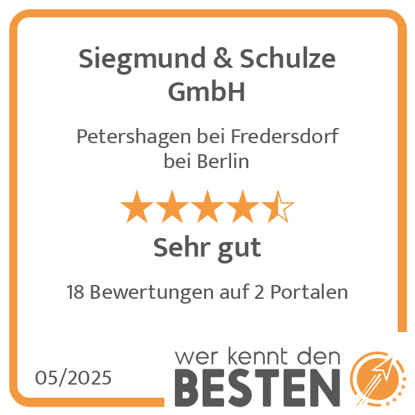Siegmund & Schulze GmbH in Petershagen Eggersdorf - Logo