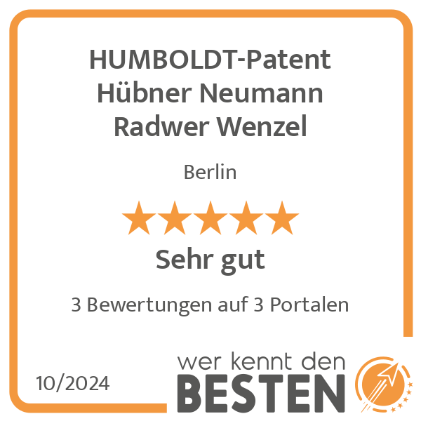 HUMBOLDT-Patent Hübner Neumann Radwer Wenzel in Berlin - Logo