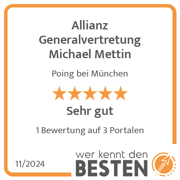 Allianz Generalvertretung Michael Mettin in Poing - Logo