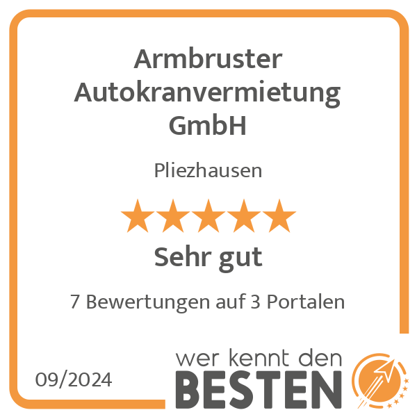 Armbruster Autokranvermietung GmbH in Pliezhausen - Logo