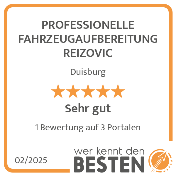 PROFESSIONELLE FAHRZEUGAUFBEREITUNG REIZOVIC in Duisburg - Logo