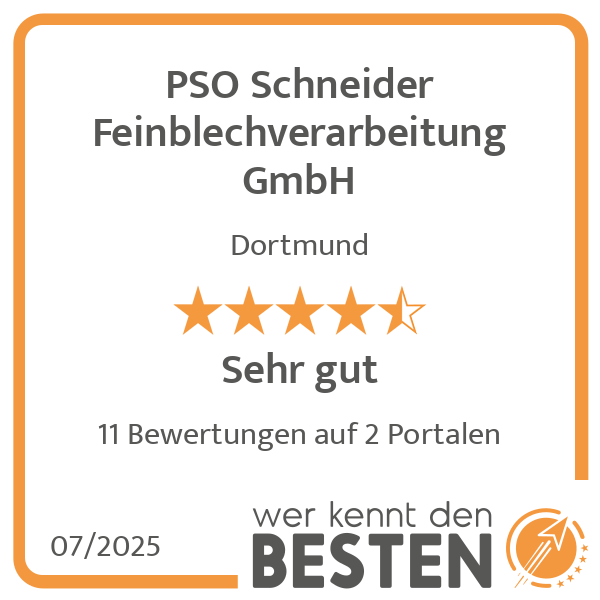 PSO Schneider Feinblechverarbeitung GmbH in Dortmund - Logo