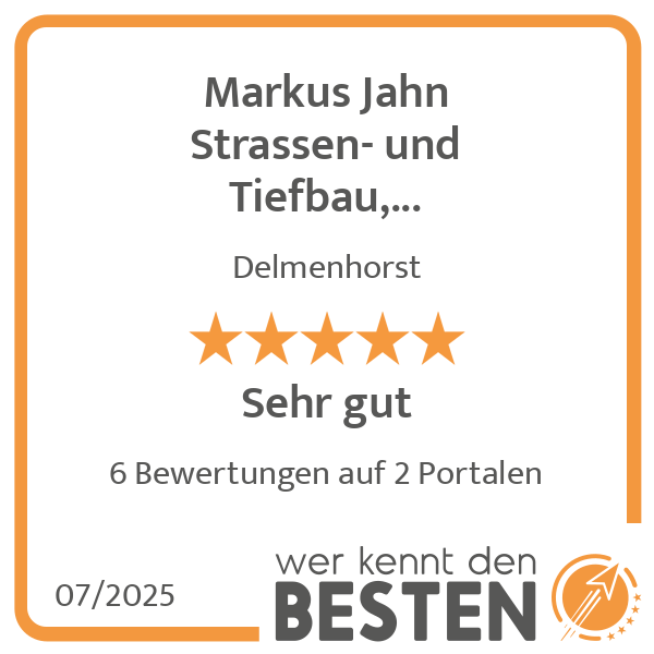 Markus Jahn Strassen- und Tiefbau, Pflasterarbeiten aller Art und Gartengestaltung in Delmenhorst - Logo Markus Jahn Strassen- und Tiefbau, Pflasterarbeiten aller Art und Gartengestaltung in Delmenhorst - Logo