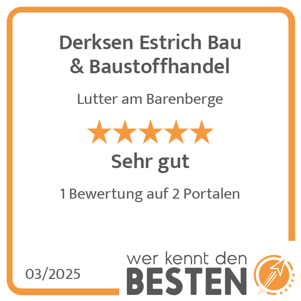 Derksen Estrich Bau & Baustoffhandel in Lutter Gemeinde Langelsheim - Logo