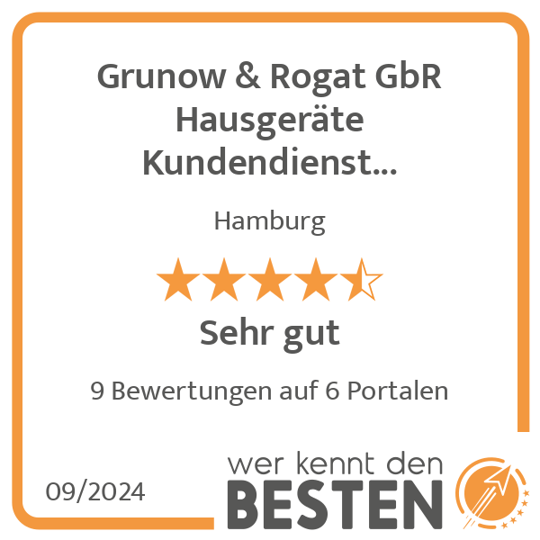 Grunow & Rogat GbR Hausgeräte Kundendienst Hamburg in Hamburg - Logo