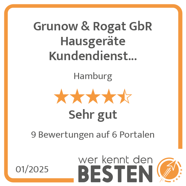 Grunow & Rogat GbR Hausgeräte Kundendienst Hamburg in Hamburg - Logo