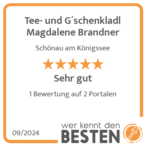 Tee- und G´schenkladl Magdalene Brandner in Schönau am Königssee - Logo