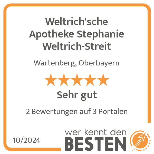 Weltrich'sche Apotheke Stephanie Weltrich-Streit in Wartenberg in Oberbayern - Logo