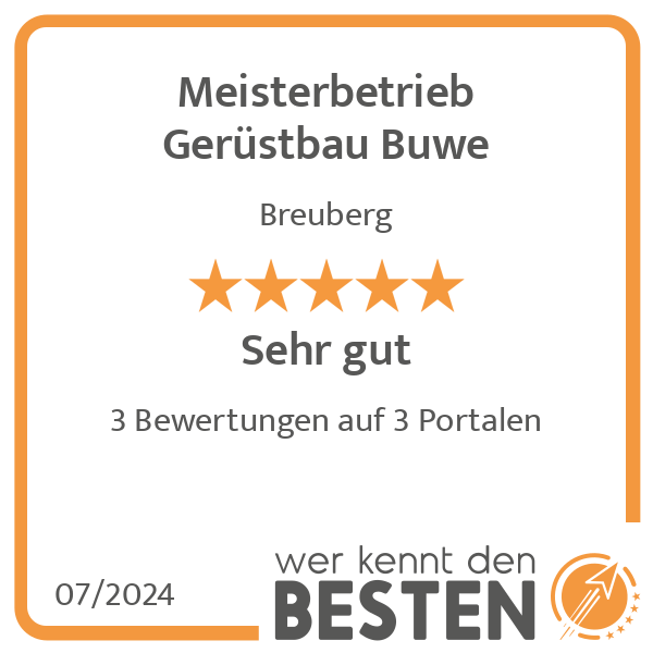 Meisterbetrieb Gerüstbau Buwe in Breuberg - Logo