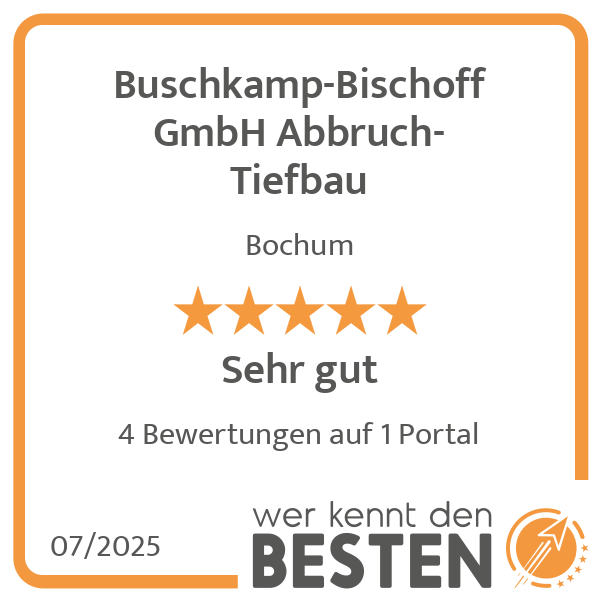 Buschkamp-Bischoff GmbH Abbruch-Tiefbau in Bochum - Logo