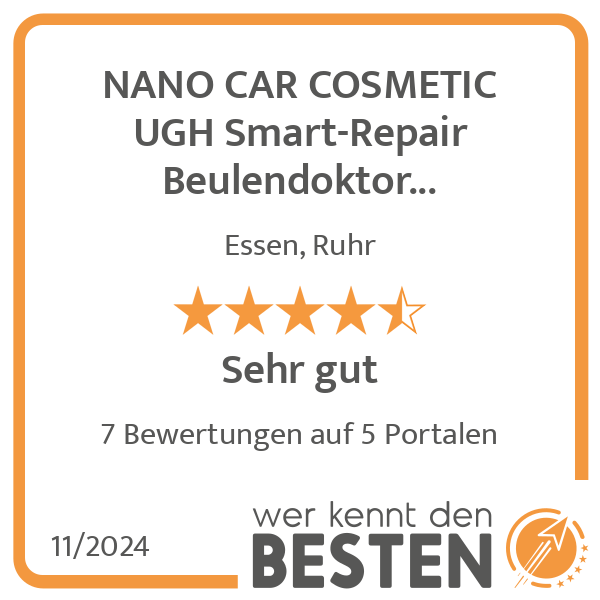 NANO CAR COSMETIC UGH Smart-Repair Beulendoktor Felgenreparatur CNC in Essen - Logo