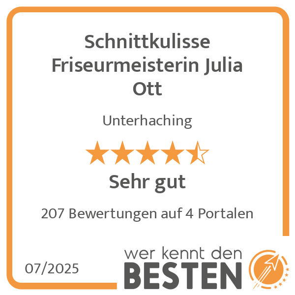 Schnittkulisse Friseurmeisterin Julia Ott in Unterhaching - Logo