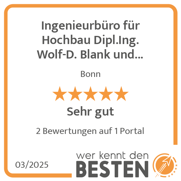 Ingenieurbüro für Hochbau Dipl.Ing. Wolf-D. Blank und Partner in Bonn - Logo