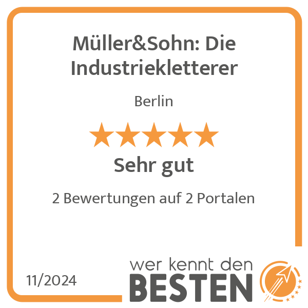 Müller&Sohn: Die Industriekletterer in Berlin - Logo