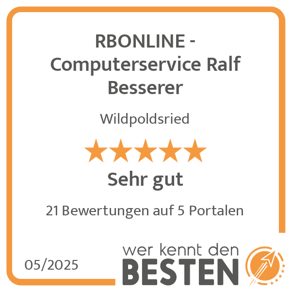 RBONLINE - Computerservice Ralf Besserer in Wildpoldsried - Logo RBONLINE - Computerservice Ralf Besserer in Wildpoldsried - Logo